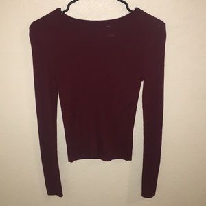 Maroon sweater